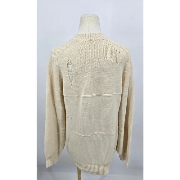 Helmut Lang Distressed Button-Front Cardigan - Picture 3 of 8